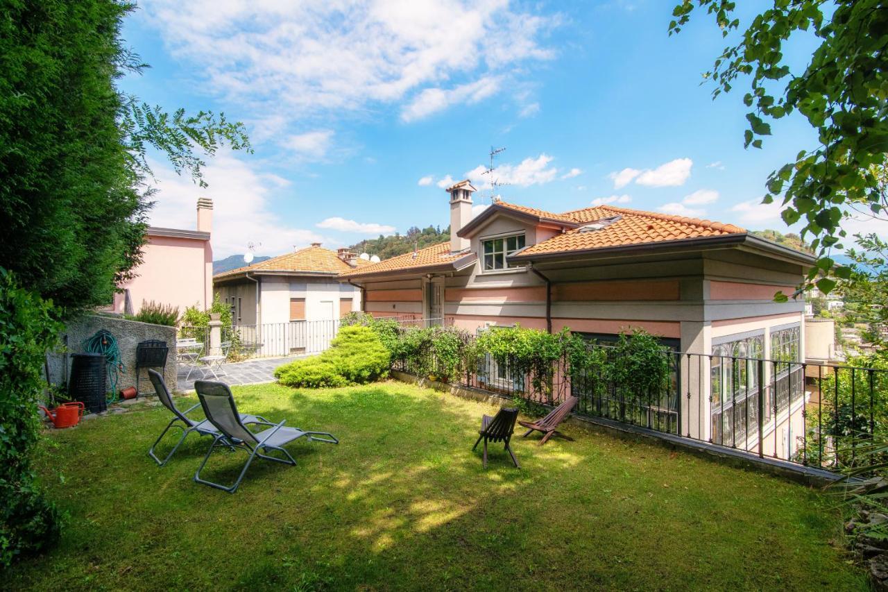 I D'A Charming Penthouse - Lake View- Como- House-130 Mt-2 Double Bedrooms And 2 Double Bathrooms A Spacious Living Room-Full Equipped Kitchen-Private Garden And Terrace-Private Covered Parking מראה חיצוני תמונה